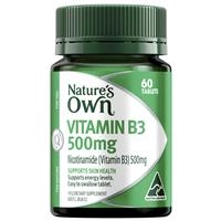 Nature’s Own Vitamin B3 500mg 60 Tablets