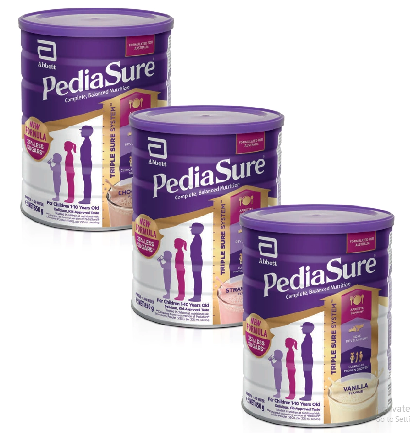 PediaSure New Formula 850g Assorted Variants