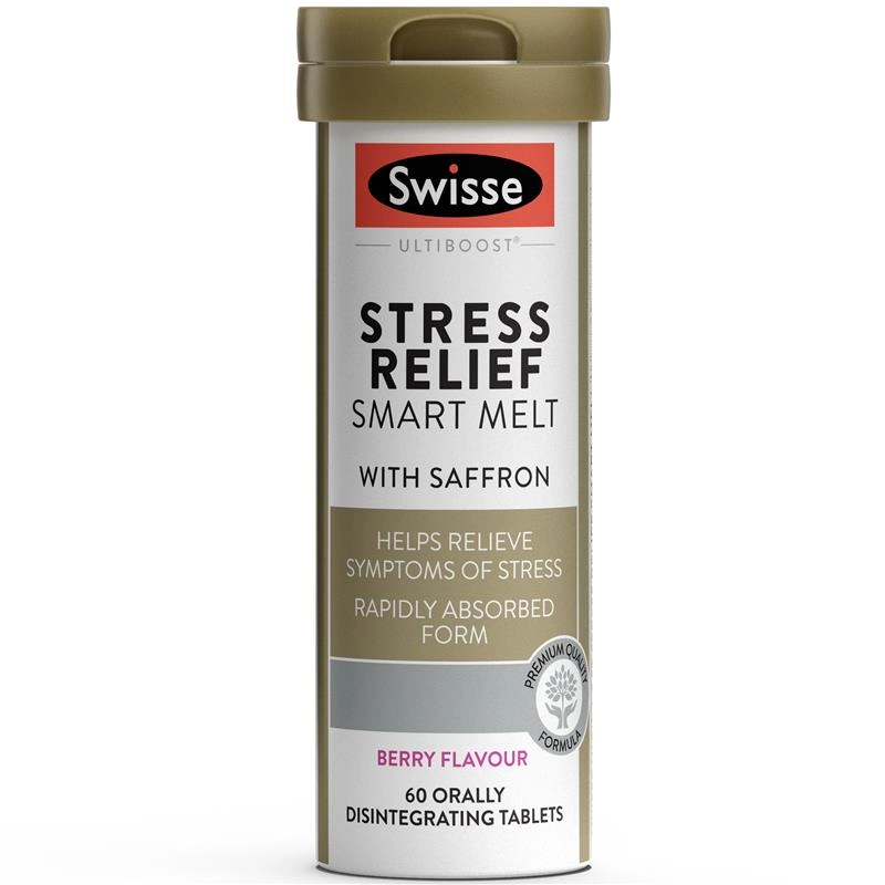 Swisse Ultiboost Stress Control Smart Melt 60 Tablets