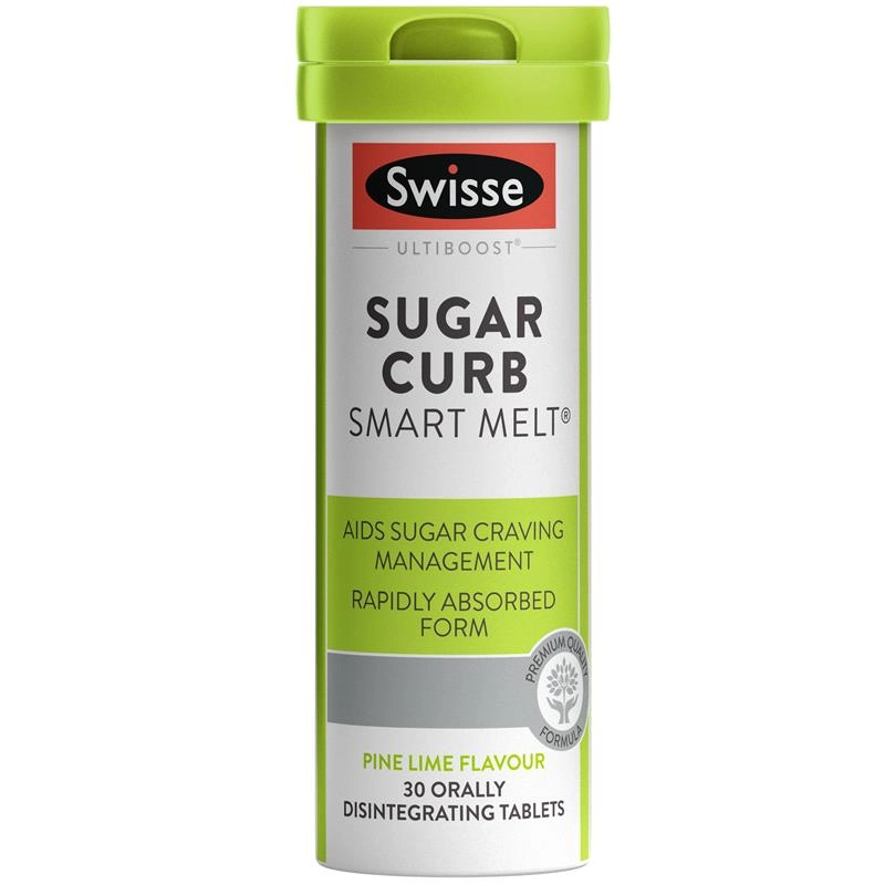 Swisse Ultiboost Sugar Curb Smart Melt 30 Tablets