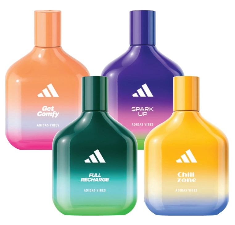 Adidas Get Comfy, Full Recharge, Spark Up & Chill Zone EDP Spray 100ml