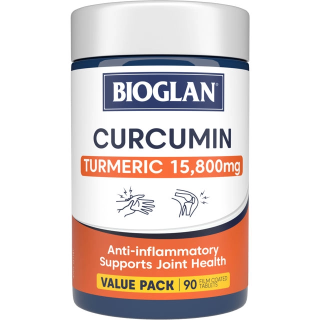 Bioglan Curcumin Turmeric 15,800mg - 90 tablets