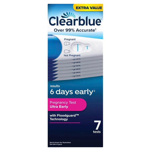 Clearblue Ultra Early Pregnancy Test Value Pack 7 Pack