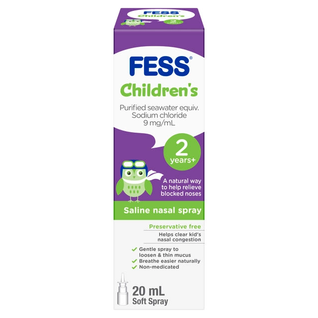 FESS Children's Saline Nasal Spray 2 Years+ 20ml