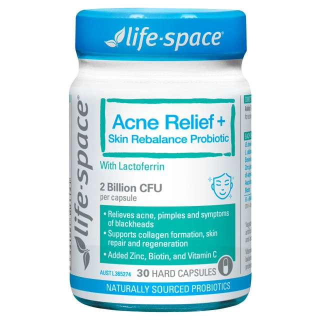 Life-Space Acne Relief+ 30 Capsules