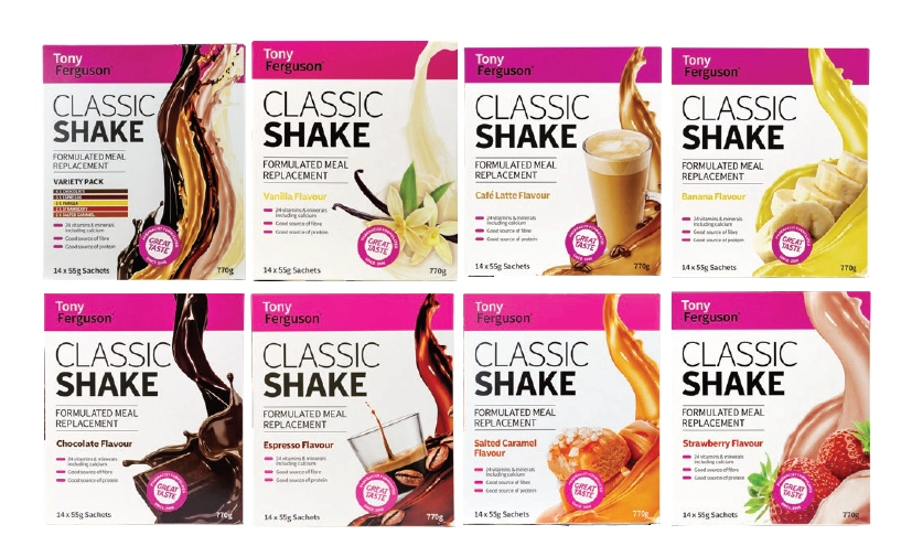 Tony Ferguson Classic Shake Selected Range