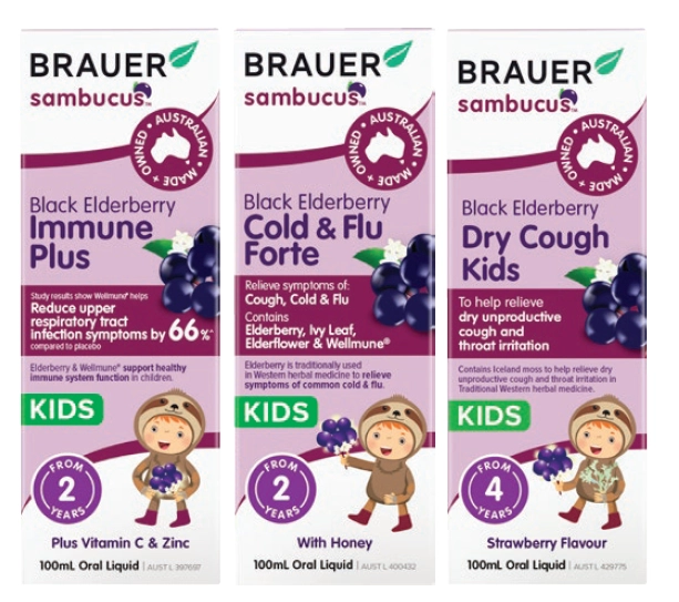 Brauer Black Elderberry Kids Selected Range