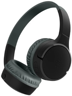 Belkin SoundForm Mini Wireless Kids Headphones - Black