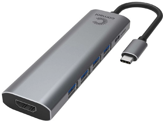 Comsol USB-C to 4K HDMI Multiport Hub