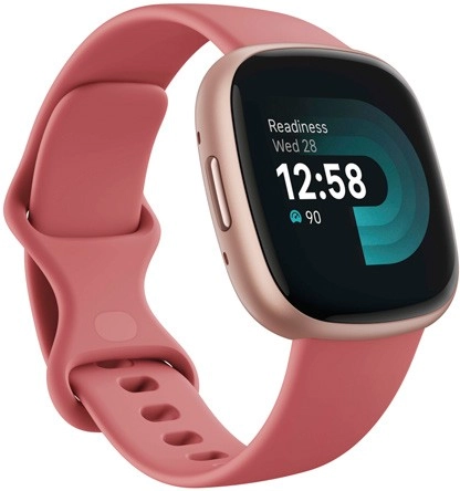 Fitbit Versa 4 Smart Watch - Pink / Copper Rose