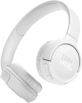 JBL Tune 520 Bluetooth Headphones - White