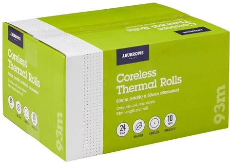 J.Burrows Coreless Thermal Rolls