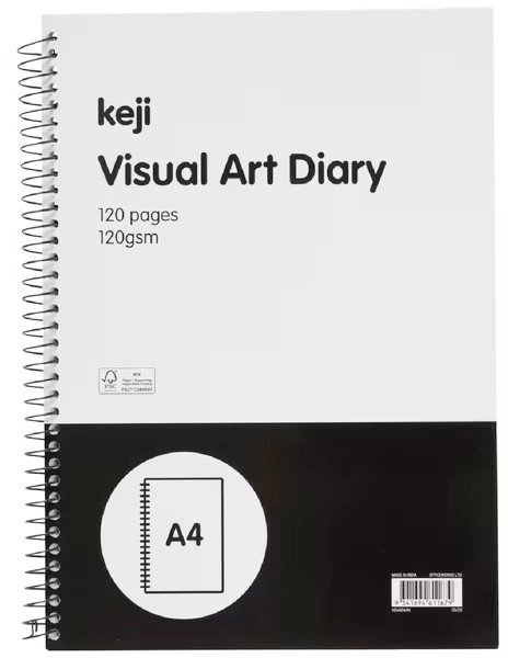 Keji A4 Visual Art Diary 120 Pages