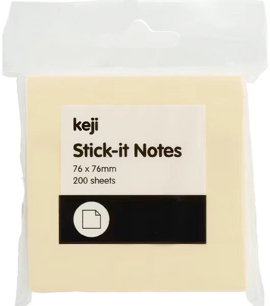 Keji Stick-it Notes 76x76mm