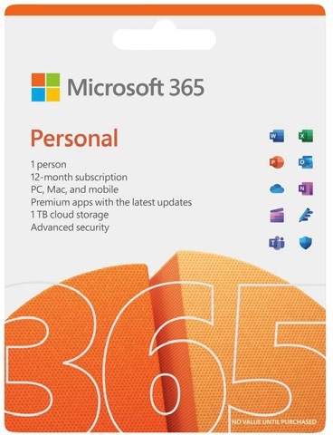 Microsoft M365 Personal 1 Year Subscription