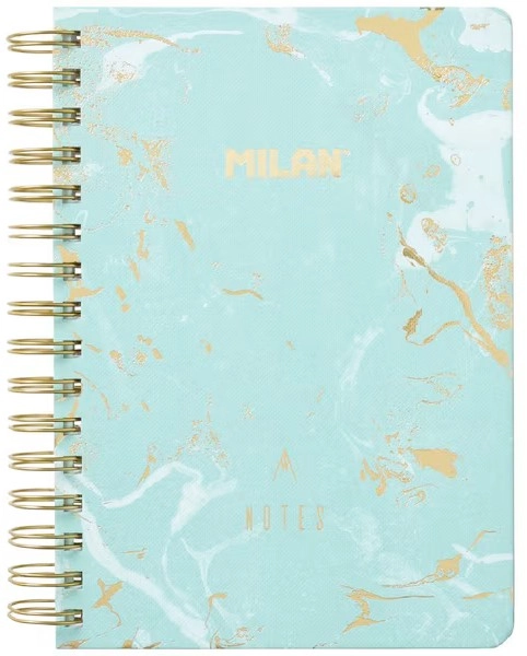 Milan A5 Notebook Green 150 Pages