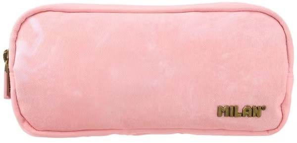 Milan Zip Pencil Case Lava Pink