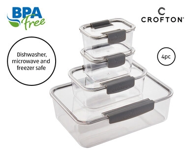 Clear Food Container Set 4pc