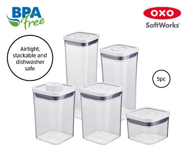 OXO Pop SoftWorks Container Set 5pc