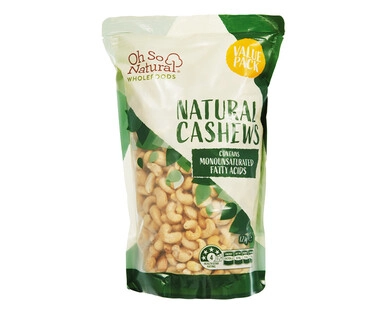 Oh So Natural Cashews 1.2kg