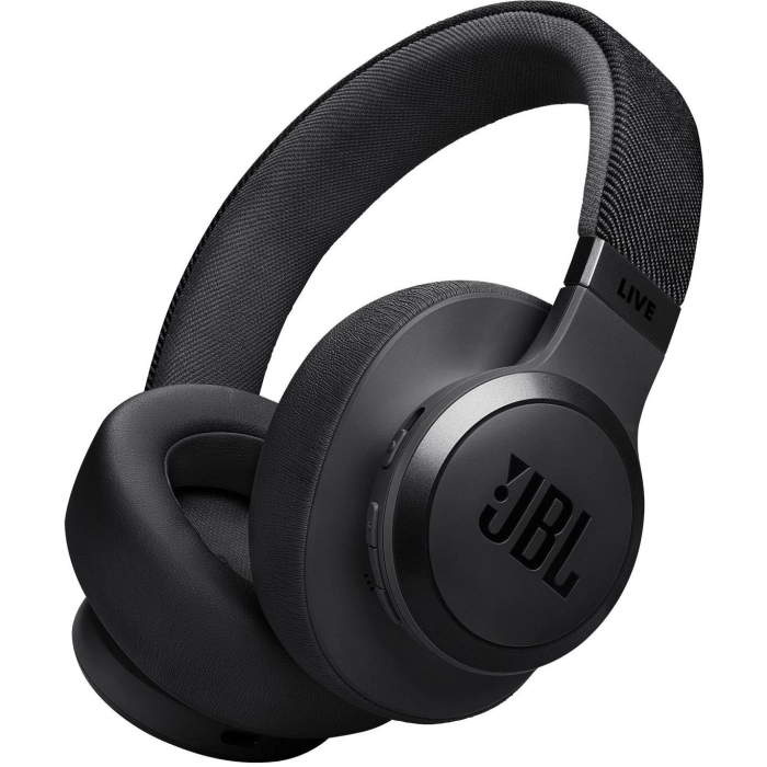 JBL Live 770NC Wireless True Adaptive Noise Cancelling Over-Ear Headphones (Black)