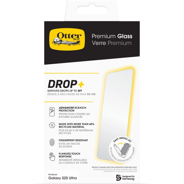 OtterBox Premium Glass Screen Protector for Galaxy S25 Ultra