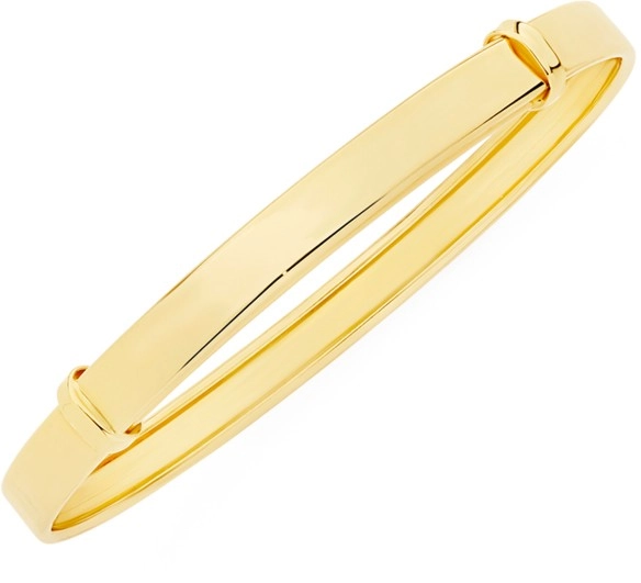 9ct Gold 40mm Baby Expander Bangle