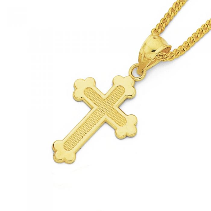 9ct Gold Children's Cross Pendant