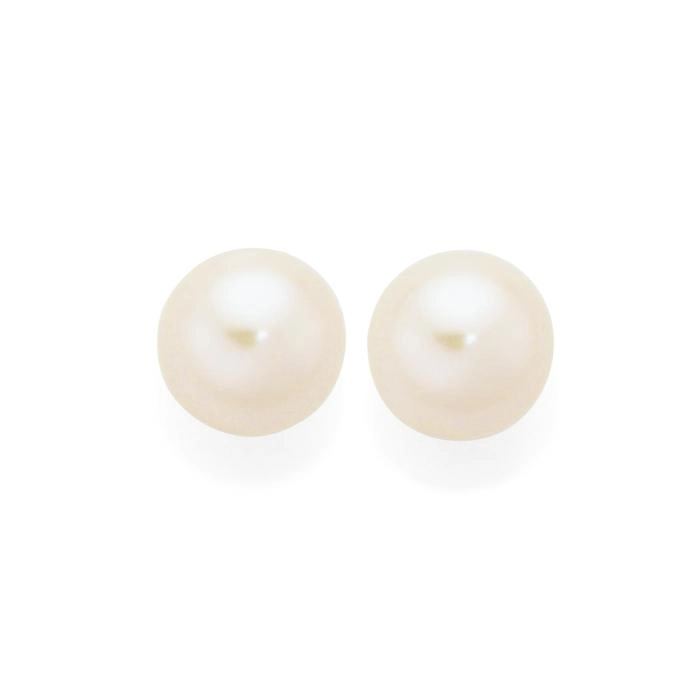 9ct Gold Cultured Freshwater Pearl Stud Earrings