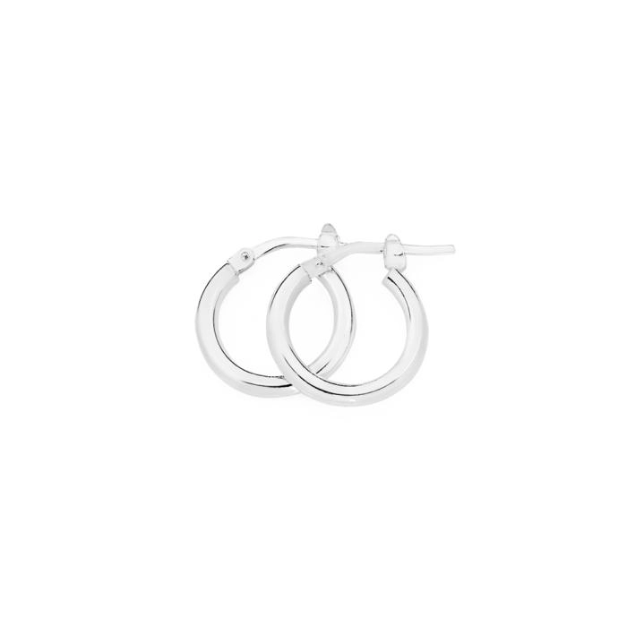 Sterling Silver 10mm Hoop Earrings