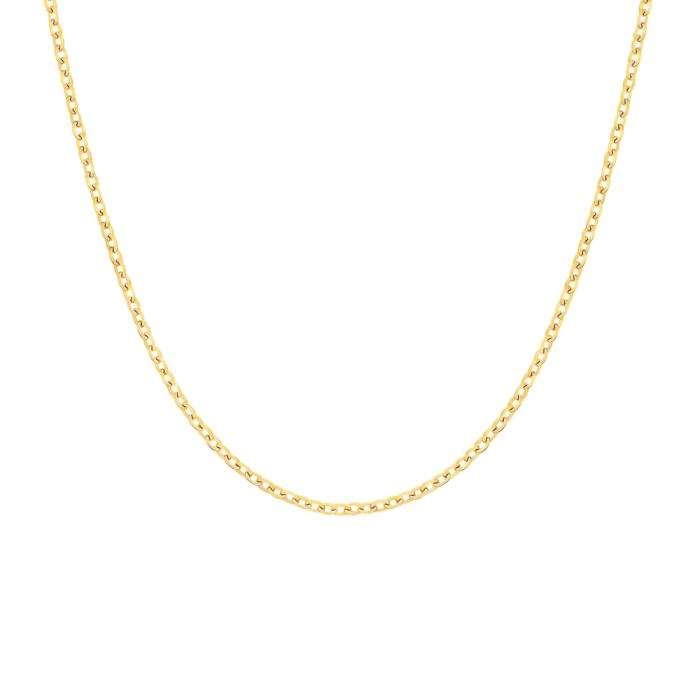 9ct Gold 45cm Solid Trace Chain