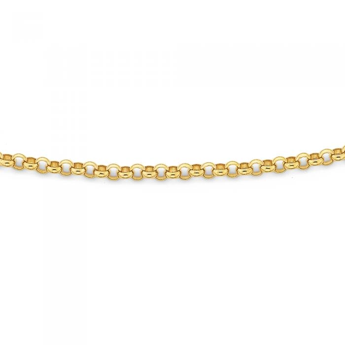 9ct Gold 60cm Solid Belcher Chain