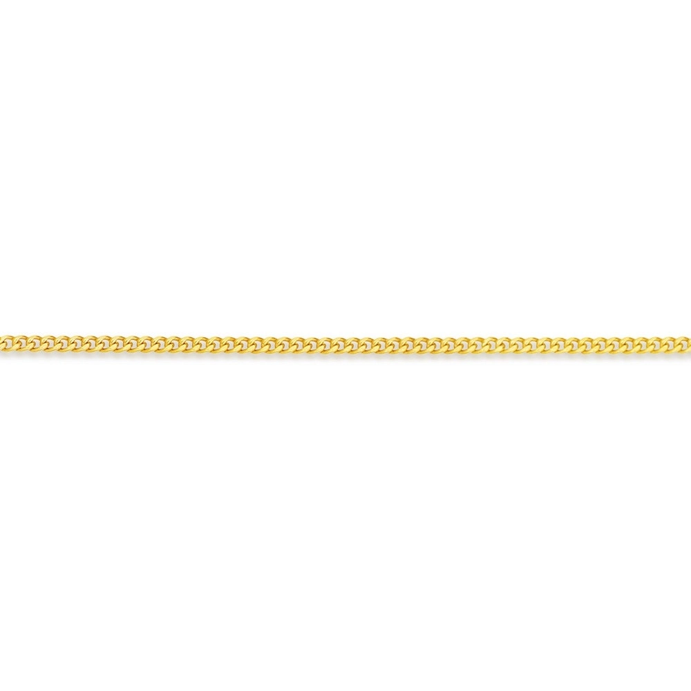 9ct Gold 45cm Solid Curb Chain