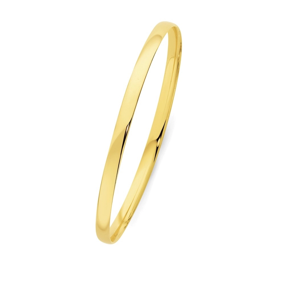 9ct Gold 65mm Solid Bangle