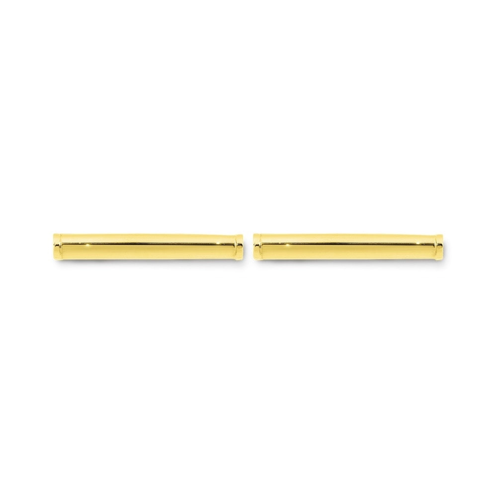 9ct Gold Bar Stud Earrings