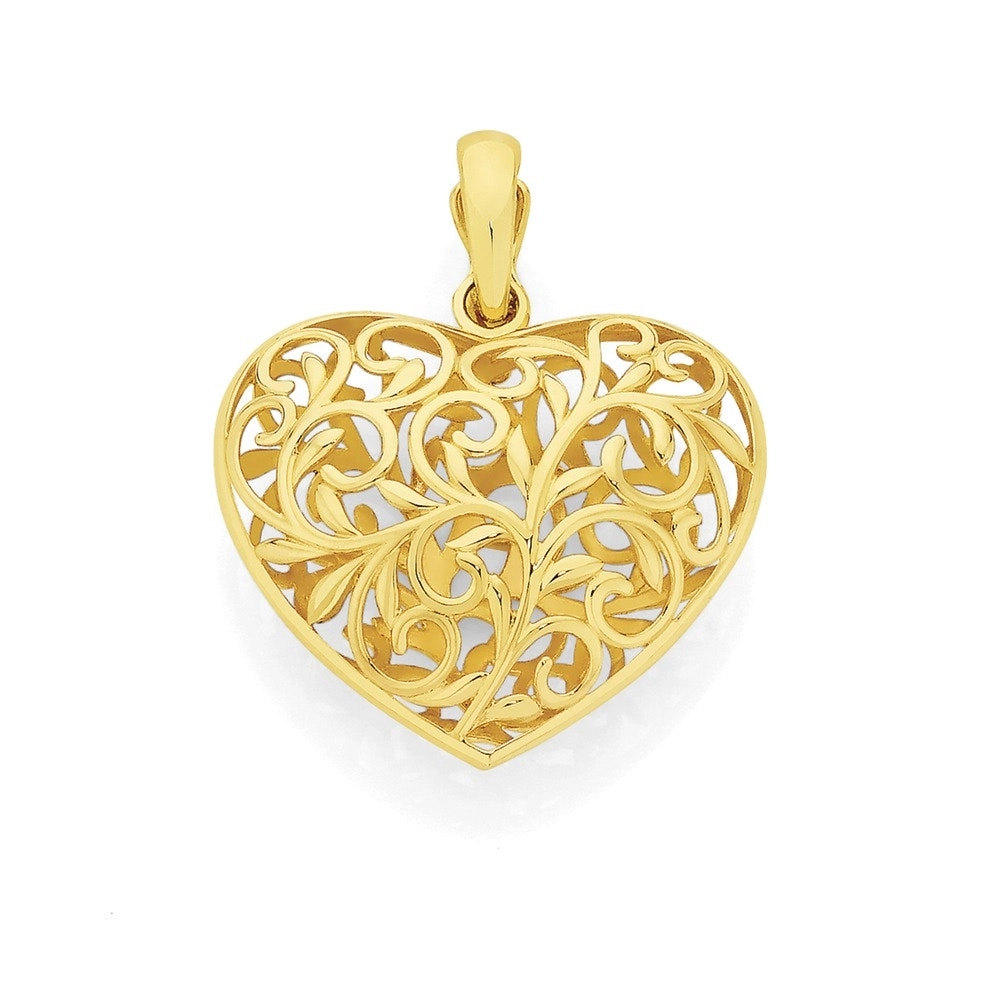 9ct Gold Heart Enhancer