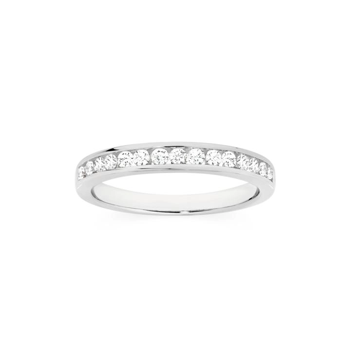 9ct White Gold Diamond Anniversary Band