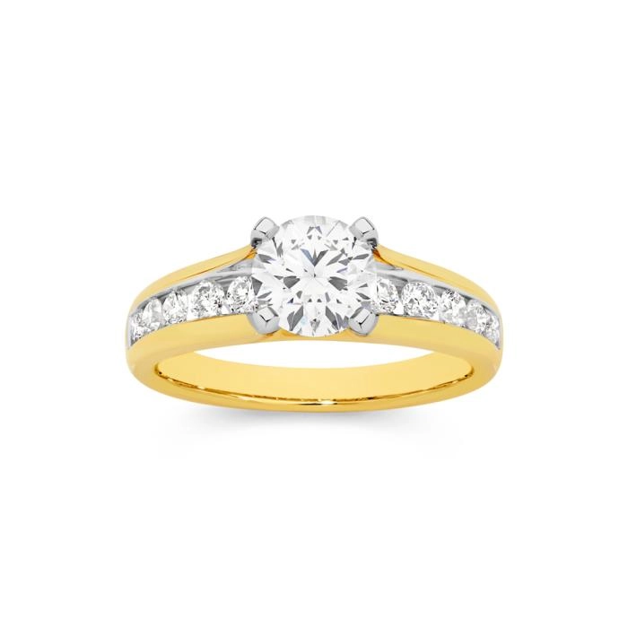 Alora 14ct Gold 1 3/4 Carats TW Lab Grown Diamond Ring