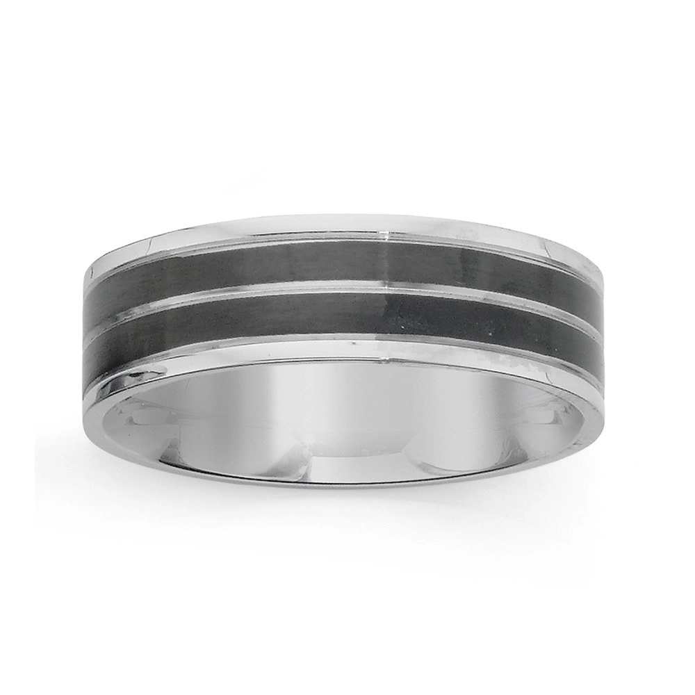 M+Y Stainless Steel Gents Ring