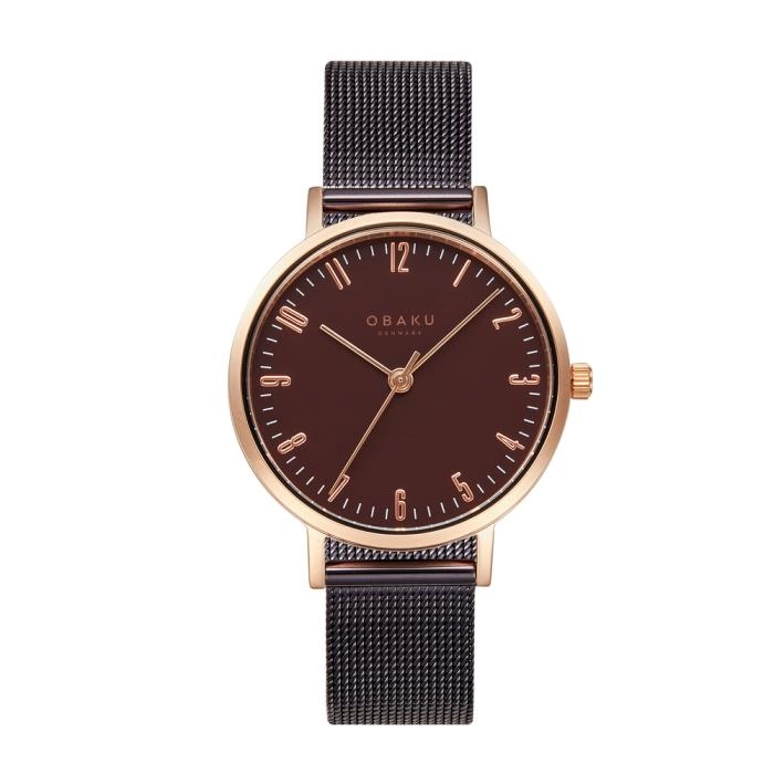 Obaku Brink Lille - Walnut Ladies Watch