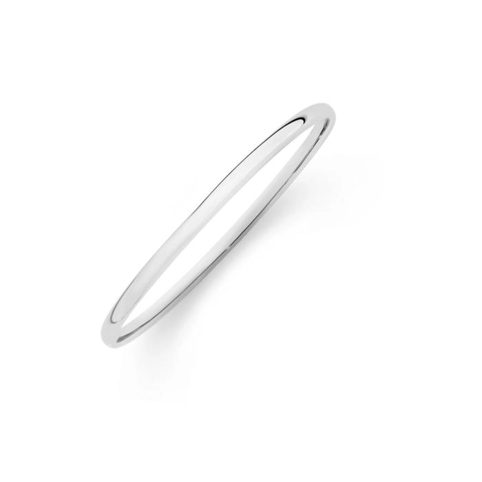 Sterling Silver 4x64mm Bangle