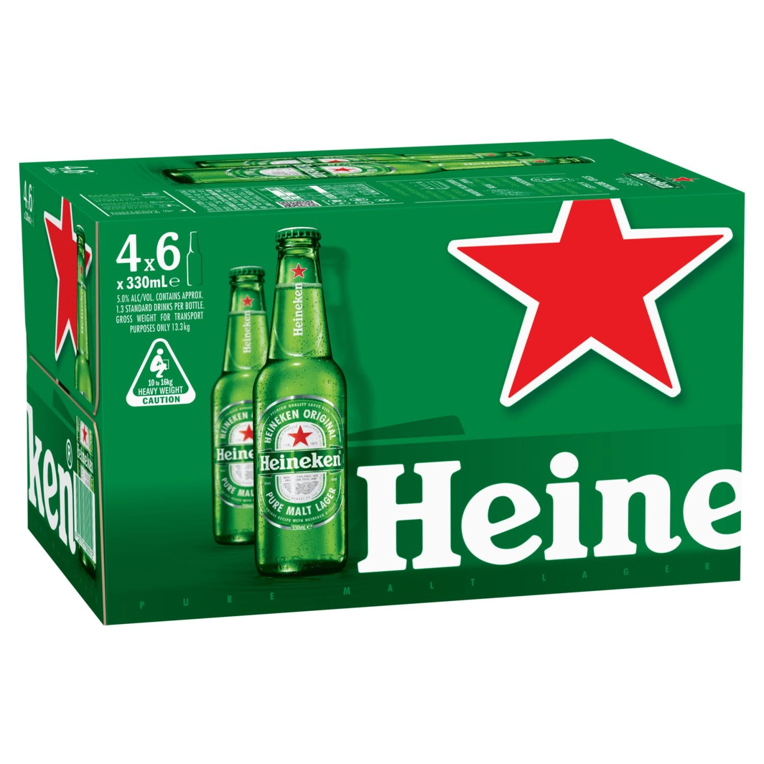 Heineken Lager Stubbies 330ml