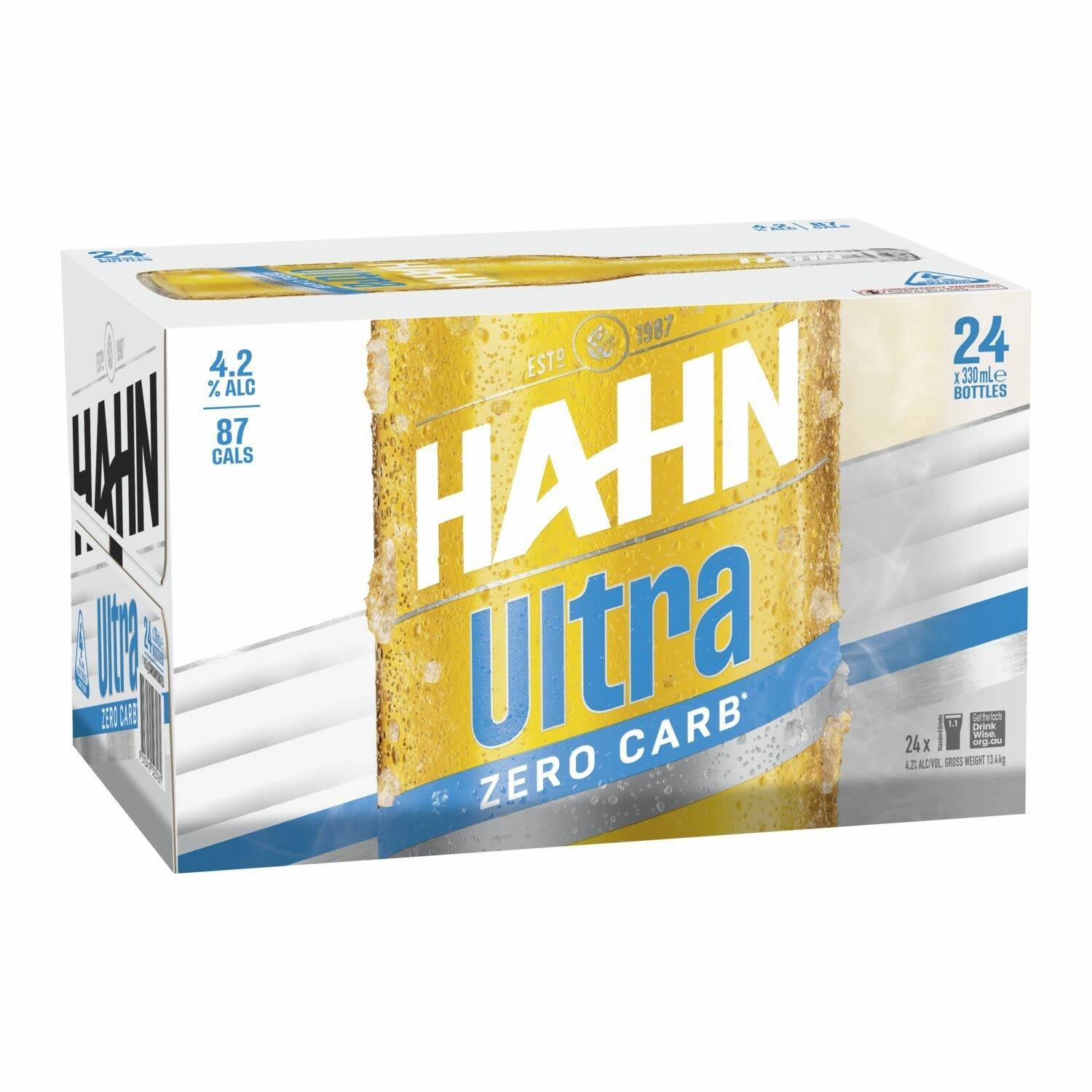 Hahn Ultra Zero Carb Stubbies 330ml