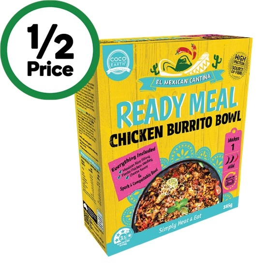 Coco Earth Mexican Ready Meal 275-385g