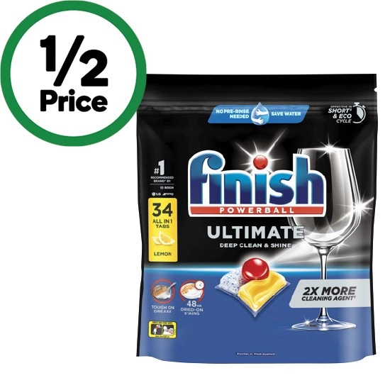 Finish Ultimate Dishwasher Tablets Pk 34