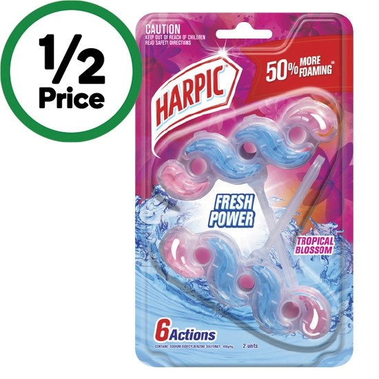 Harpic Fresh Power Toilet Cleaner 39g Pk 2