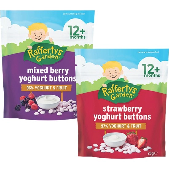 Rafferty’s Garden Yoghurt Buttons Baby Food Snack 28g