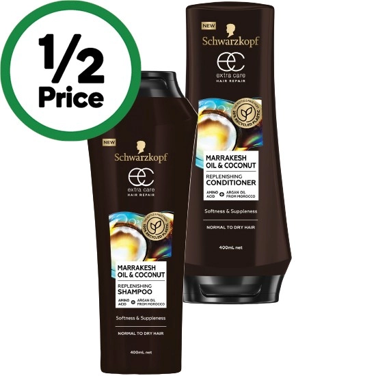 Schwarzkopf Extra Care Shampoo or Conditioner 400ml