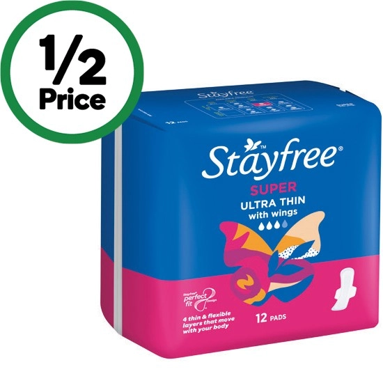 Stayfree Pads Ultra Thin Pk 10-16