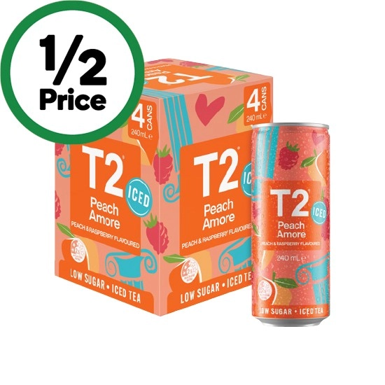 T2 Iced Tea 4 x 240ml